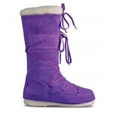 Зимние сапоги, мунбуты Tecnica Moon Boot Jacquard Mid фиолетовый (st-110)