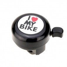 Дзвінок DN BL-005 I love my bike,  чорний (BL-005-black)