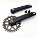 Шатуны Prowheel C10Y-NW 32T AL, L-170мм, BMX, DIRT, черный (CC10Y-NW)