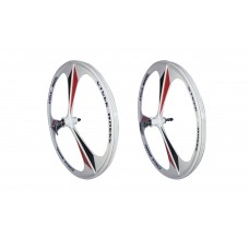 Колеса литі 26" ZHEMEI під диск, під трещітку, перед та зад, білий (12133)