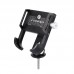Велотримач EsLNF для телефону 55-105мм, кріплення в шток, ALU, чорний (90408)