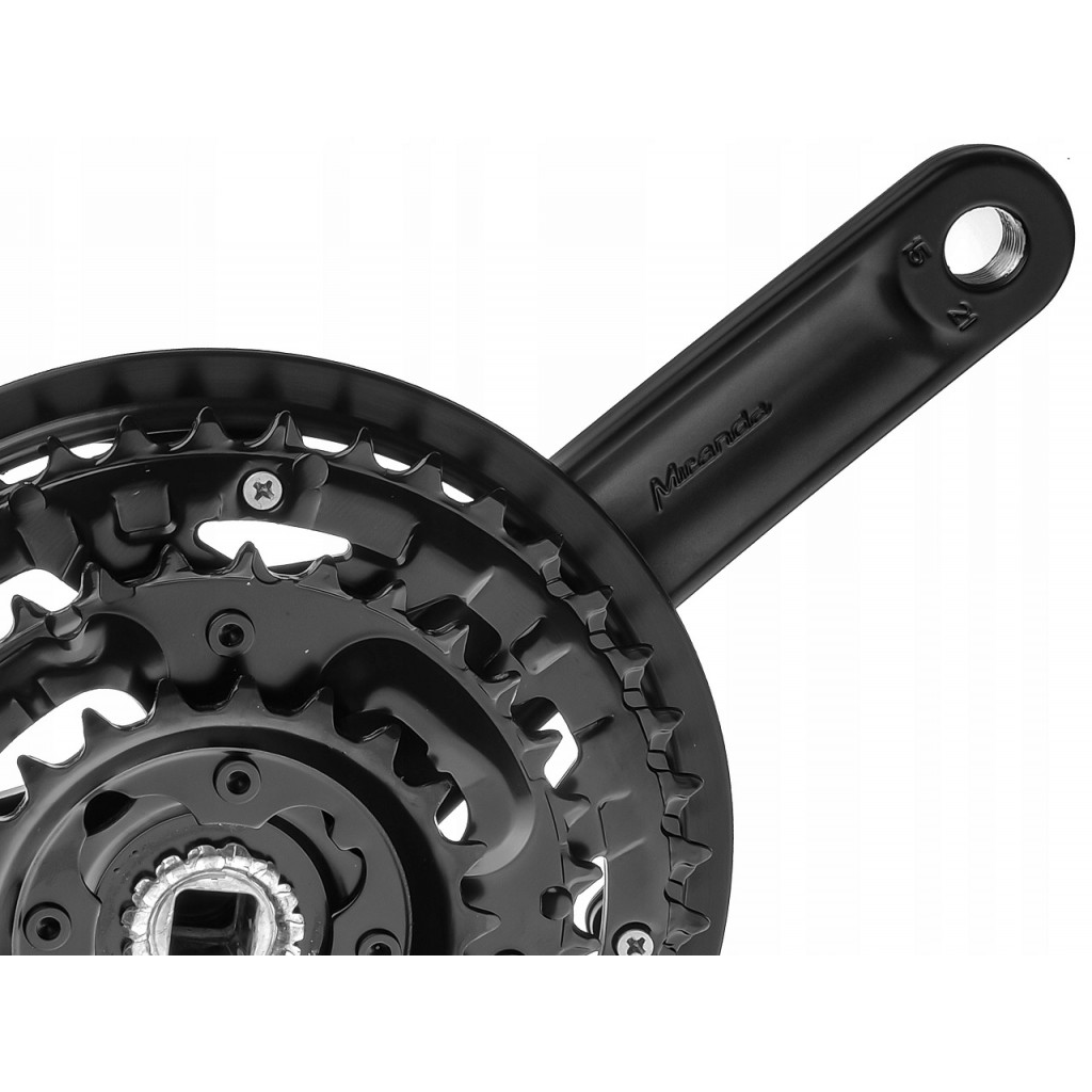Шатуни Miranda Classic Alu 42/32/22T, 170мм, чорний (CLAS42CZ) Шатуни Miranda Classic Alu 42/32/22T, 170мм, чорний (CLAS42CZ)
