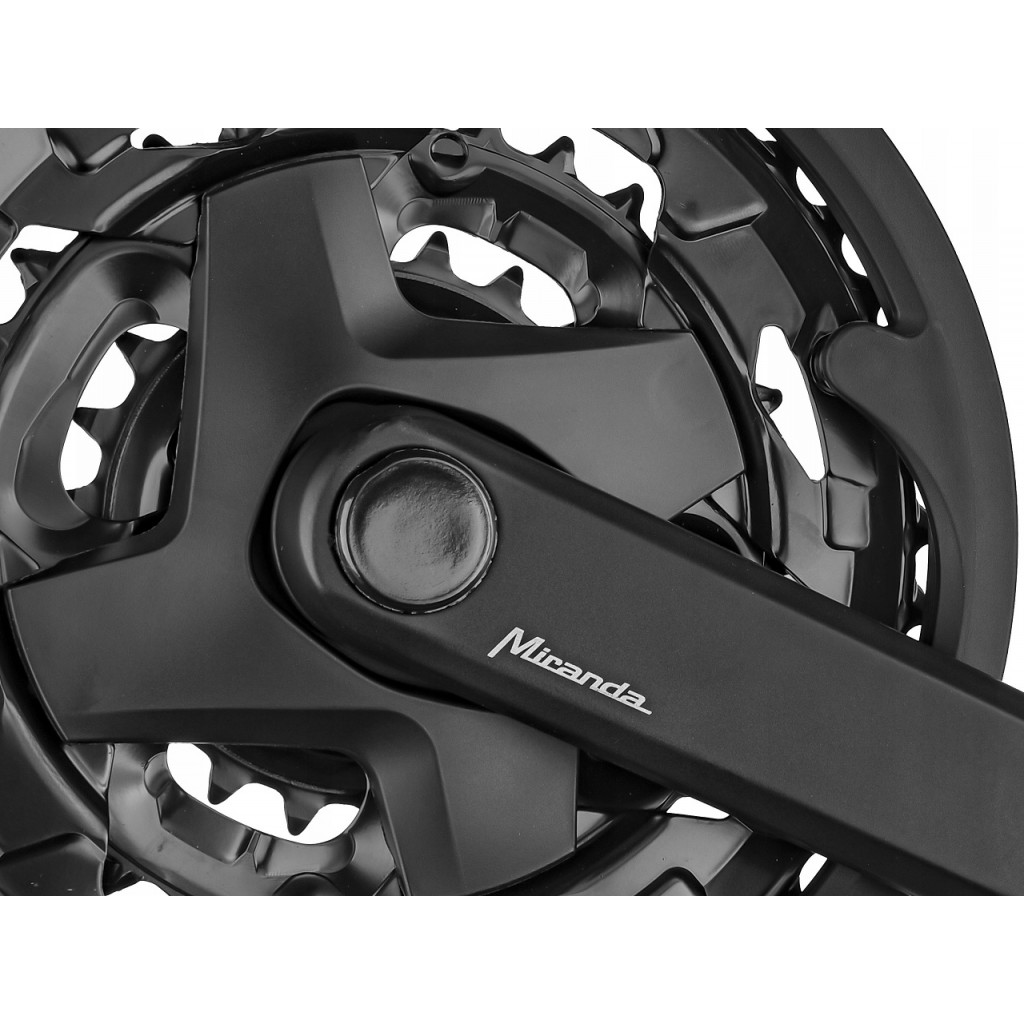 Шатуни Miranda Classic Alu 42/32/22T, 170мм, чорний (CLAS42CZ) Шатуни Miranda Classic Alu 42/32/22T, 170мм, чорний (CLAS42CZ)