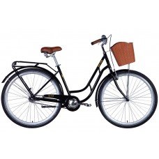 Велосипед 28" Dorozhnik Retro, Velosteel рама 19" чорний (OPS-D-28-381)