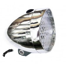 Передня фара Kands 3 Led  на батарейках, сріблястий (JY-592S)