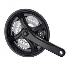 Шатуни Prowheel TA-CN99 (48-38-28), L-170 мм чорний / сріблястий (ТY-СN99-black)