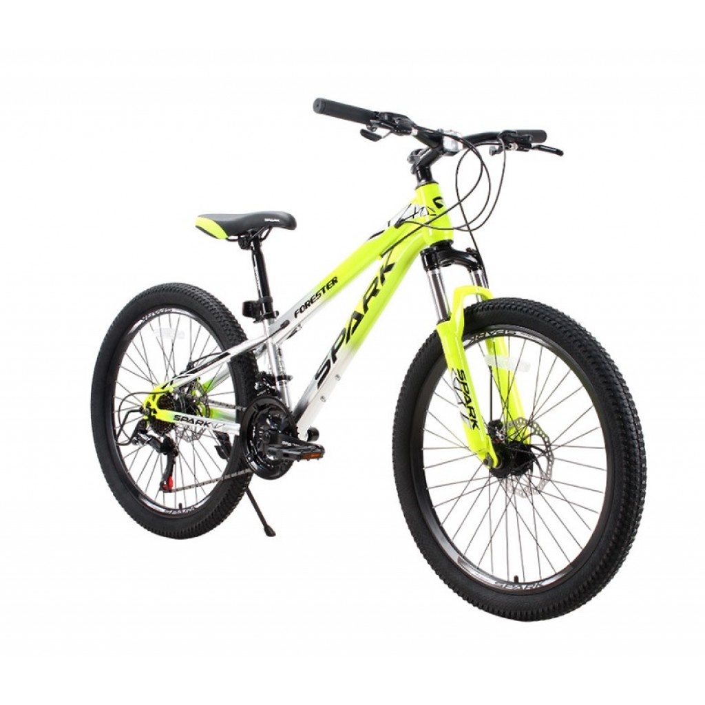 Велосипед ST 24" Spark Forester рама 11" желтый с серым (224693) Велосипед ST 24" Spark Forester рама 11" желтый с серым (224693)