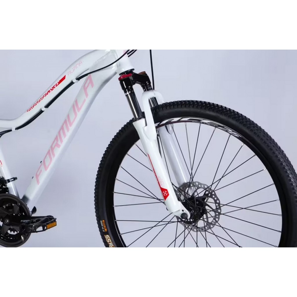 Велосипед AL 26" Formula ALPINA AM DD 15" рожево-білий (OPS-FR-26-803) Велосипед AL 26" Formula ALPINA AM DD 15" рожево-білий (OPS-FR-26-803)