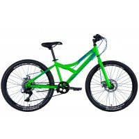 Велосипед ST 24" Discovery FLINT DD рама 13", з крилом, зелений (OPS-DIS-24-345)