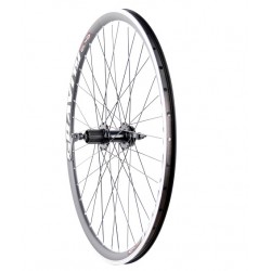 Колесо заднє 27,5" Gravity втулка Neco MS37R під касету 8-10шв, чорне (12135)