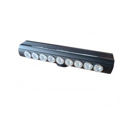 Передня фара Eslnf 9 Led alu USB чорна (BQ-0236)