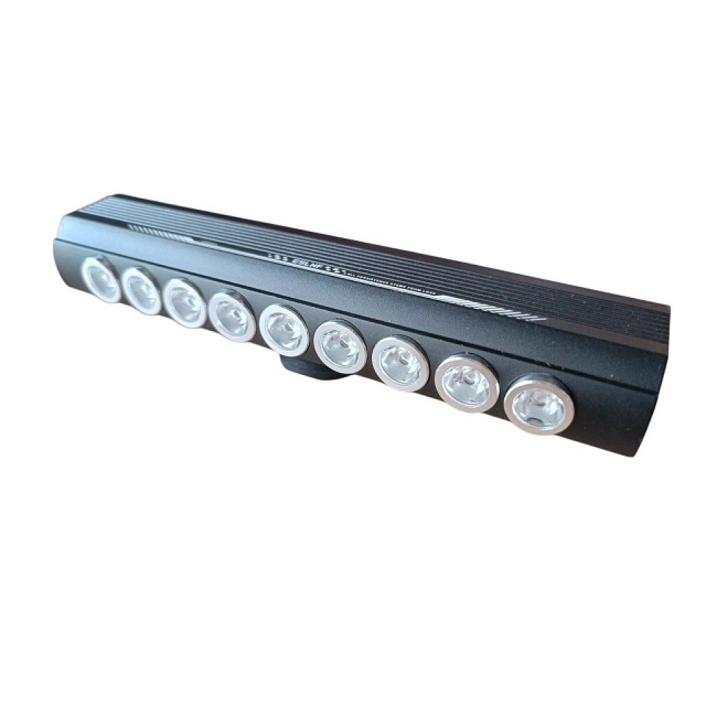 Передня фара Eslnf 9 Led alu USB чорна (BQ-0236) Передня фара Eslnf 9 Led alu USB чорна (BQ-0236)