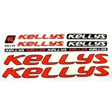 Наклейка Kellys на раму велосипеда, червоний (NAK029)
