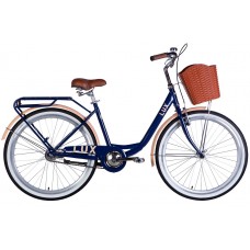 Велосипед ST 26" Dorozhnik LUX Velosteel, рама 17"синій (OPS-D-26-289