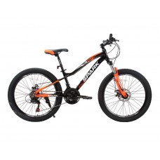 Велосипед AL 24" Spark Hunter  рама 12" чорний з помаранчевим (224691)