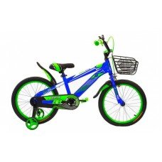 Велосипед Crossride 18" BMX ST "BRIX" синій / салатовий (0457)