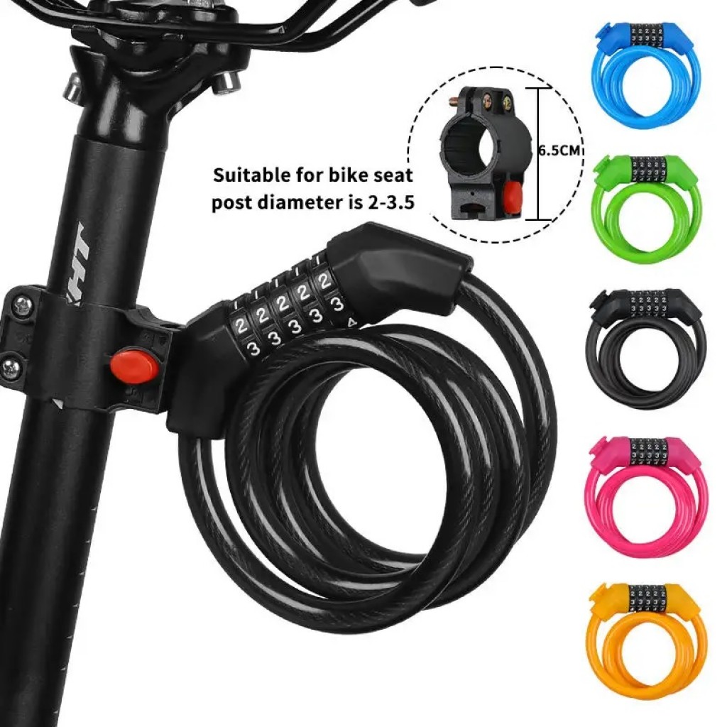 Замок кодовий EsLNF Anti-Theft 12 х 120 мм. зелений (G611-grn) Замок кодовий EsLNF Anti-Theft 12 х 120 мм. зелений (G611-grn)