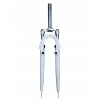 Вилка Mode 28" 1 -1/8" V-brake амортизована, біла (350435)