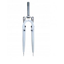 Вилка Mode 28" 1 -1/8" V-brake амортизована, біла (350435)