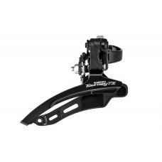 Перемикач передній Shimano FD-TZ500 нижня тяга, 31,8мм, 42Т. чорний (DERF-072)