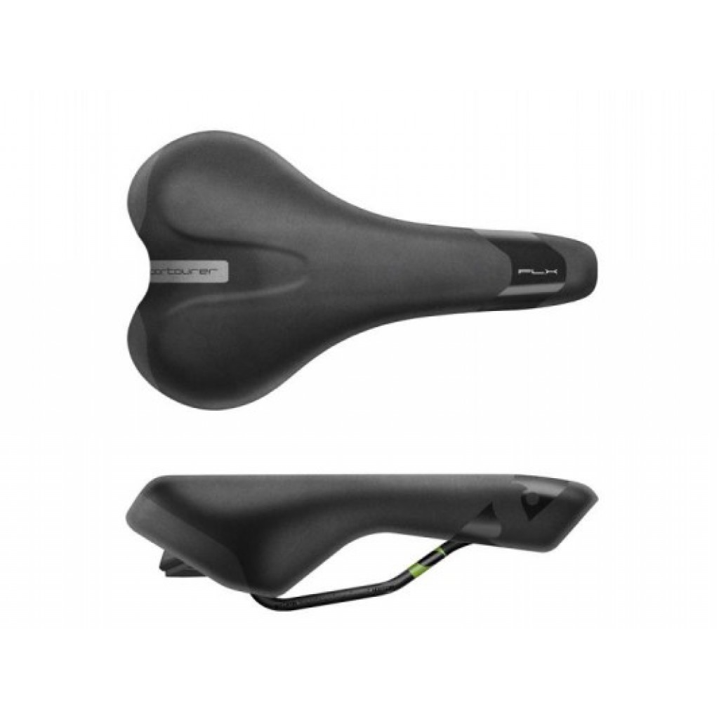 Сідло Selle Sportourer FLX Lady Gel Flow чорний (SIR285) Сідло Selle Sportourer FLX Lady Gel Flow чорний (SIR285)