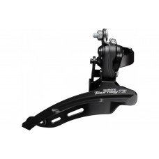 Перемикач передній Shimano FD-TZ500 нижня тяга, 28,6мм, 42Т. чорний (fd-tz500-down)