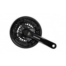 Шатуни Shimano FC-TY501 24/34/42Т, L 175 мм, під квадрат, чорний (CHW-107)