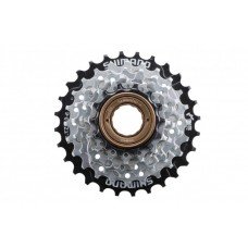 Трещітка Shimano MF-TZ510 14-28Т, 6шв коричневий (FRW-021)