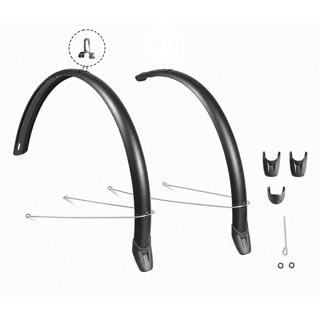 Крила Eurofender Ecotech 29"/58 мм чорний (ROS130) Крила Eurofender Ecotech 29"/58 мм чорний (ROS130)