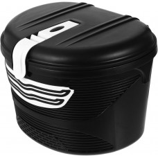 Контейнер для велосипеда Bike Box L 37x29x27 cm чорний з білим (D-017L)