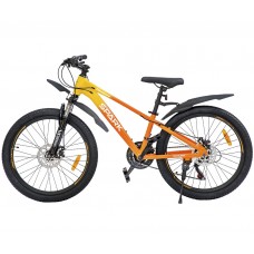 Велосипед AL 24" Spark PLEASURE  рама 12" помаранчевий з жовтим (222944)