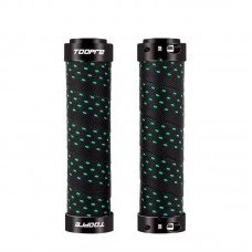 Грипсы Toopre PU Lock 130мм, черный с зеленым (FHD-green)