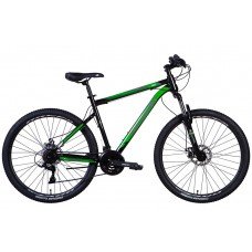 Велосипед ST 27.5" Discovery TREK, AM, DD, рама 19,5" чорний з зеленим (OPS-DIS-27.5-056)