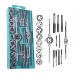 Набір мітчиків та плашок Jeux 20шт M3-M12 в кейсі (70940)