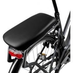 Сидіння на багажник Backrest Eco без спинки, чорний (B075)