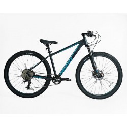 Велосипед AL 29" Corso Nero  рама 17" 12 шв. чорно-блакитий (154840)