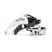 Передний переключатель Shimano FD-TY500 Tourney 42T, универсальная тяга, 31,8мм, серый (DERF-068)
