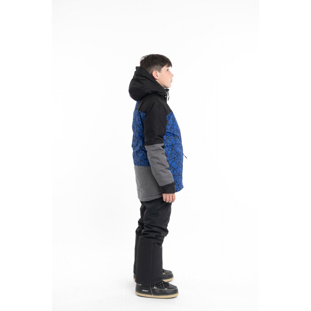 Куртка лижна хлопчикам Just Play Jacket чорний з синім (B3384-grey) Куртка лижна хлопчикам Just Play Jacket чорний з синім (B3384-grey)