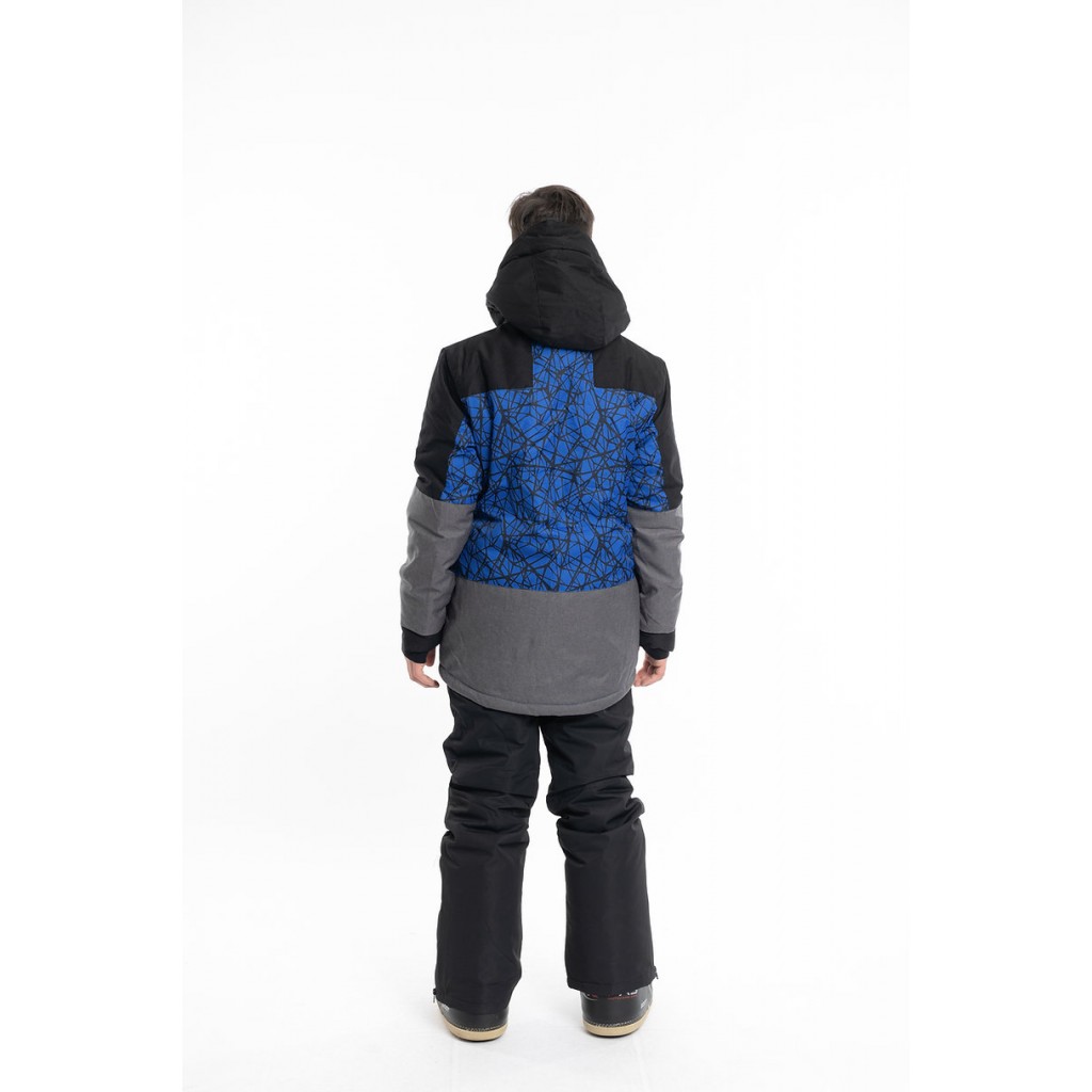 Куртка лижна хлопчикам Just Play Jacket чорний з синім (B3384-grey) Куртка лижна хлопчикам Just Play Jacket чорний з синім (B3384-grey)