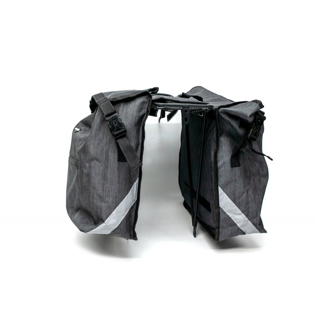 Сумка - штани BRAVVOS F-088 на багажник, сірий (BIB-029) Сумка - штани BRAVVOS F-088 на багажник, сірий (BIB-029)