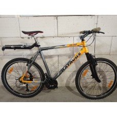 Велосипед 26" Batavys AM200 Alu, МТВ, сірий/жовтий (an-10)