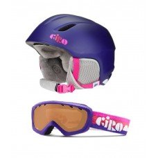 Горнолыжный шлем Giro Launch + маска Giro Chico фиолетовый (launch-purple)