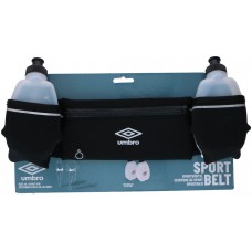 Поясна сумка Umbro з двома флягами, для бігу чорна (269542) Поясна сумка Umbro з двома флягами, для бігу чорна (269542)