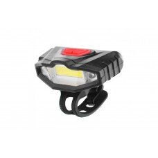 Фара передня Bailong KK-901 COB 2 LED USB, чорний (KK-901l)