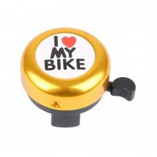 Дзвінок DN BL-005 I love my bike,  золотий (BL-005-gold)