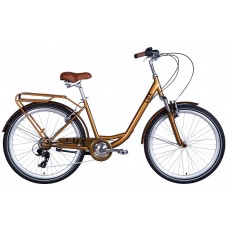 Велосипед ST 26" Dorozhnik LUX, рама 17", бронзовий (OPS-D-26-276)