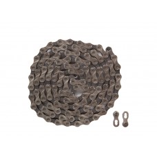 Цепь KMC X9 116 звеньев 1/2" X 11/128" 9шв с замком (CHA-206) Цепь KMC X9 116 звеньев 1/2" X 11/128" 9шв с замком (CHA-206)