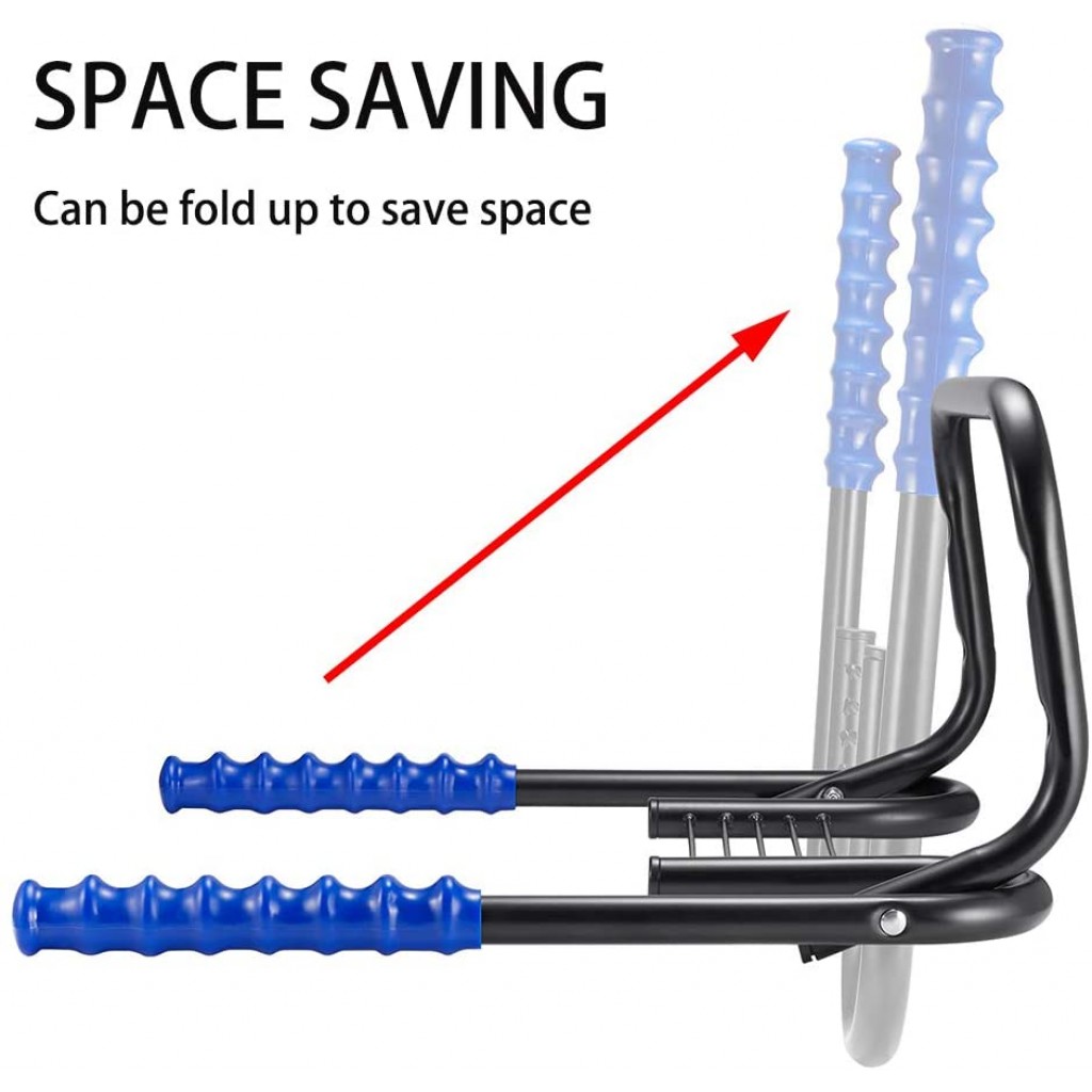 Вешалка M-Wave для велосипеда на стену под раму черный (430217) Вешалка M-Wave для велосипеда на стену под раму черный (430217)