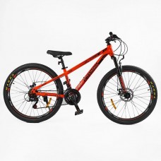 Велосипед ST 24" Corso Phantom рама 13" 21шв. оранжевый (164851)