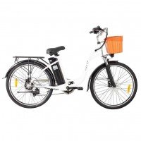 Електровелосипед 26" DYU C6 350 Вт 12,5 А/год 36 В, білий (C6-350white)